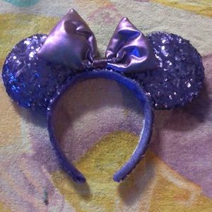 Disney Parks Purple Minnie ears